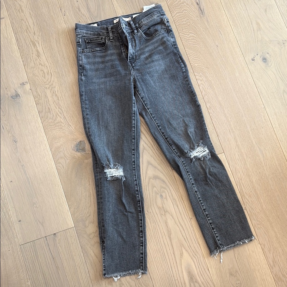 Levi’s Distressed Gray Jeans